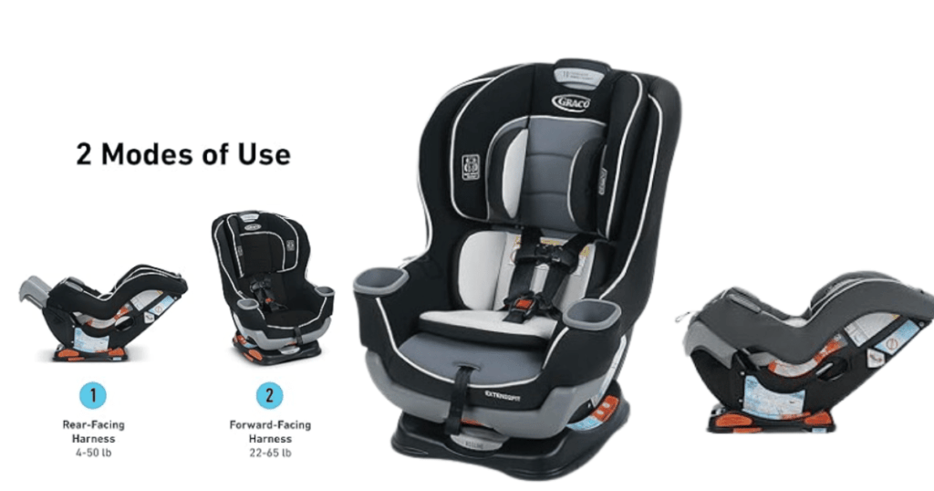 Graco Extend2Fit 2in1 Convertible Car Seat Review 2024