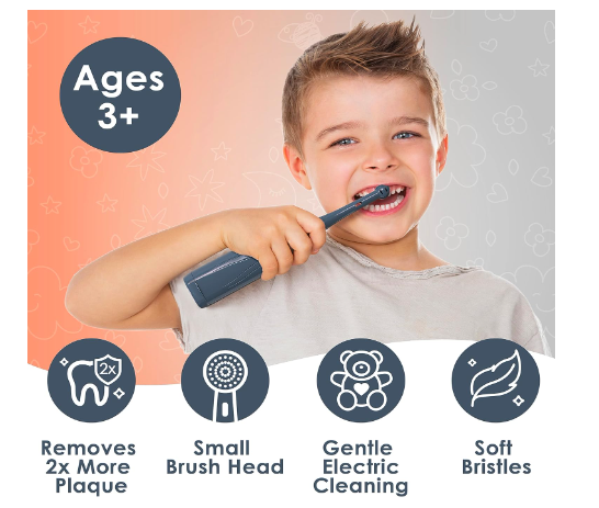 My first impression of the Brusheez® Kids' Electric Toothbrush Set 