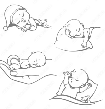 Common Sleeping positions of the baby 